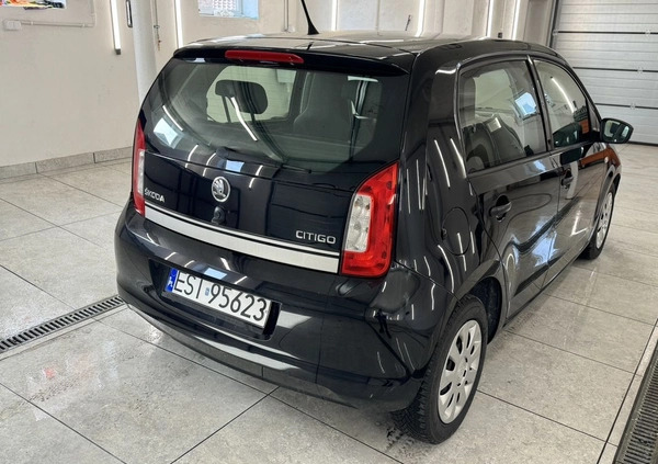 Skoda Citigo cena 17900 przebieg: 158800, rok produkcji 2012 z Sieradz małe 191